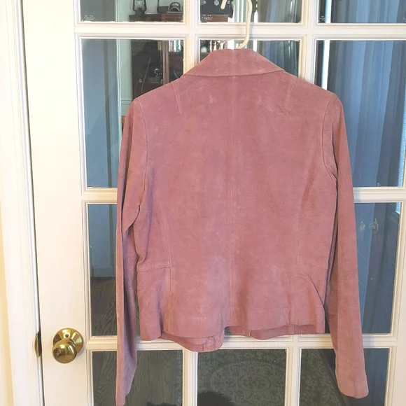 XOXO Mauve Suede Jacket, M, Excellent Used Condition - Picture 2 of 3